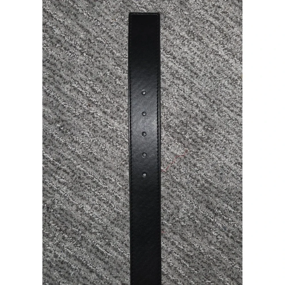 True‎ Religion Mens Reversible Belt Black Tan Monogram Horseshoe Buckle Size 34